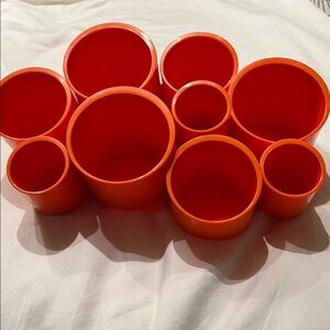 Crate & Barrel Boon Rare Orange Stash Multi-Room Organizer